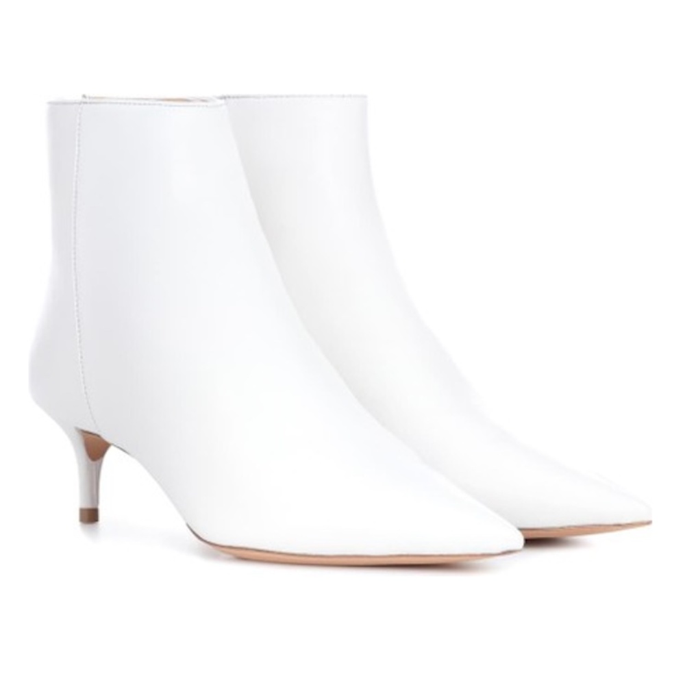 ALEXANDRE BIRMAN - Leather Kittie Ankle Boots